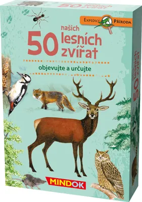 Obrázok produktu pre Expedícia Mindok Príroda: 50 našich lesných zvierat