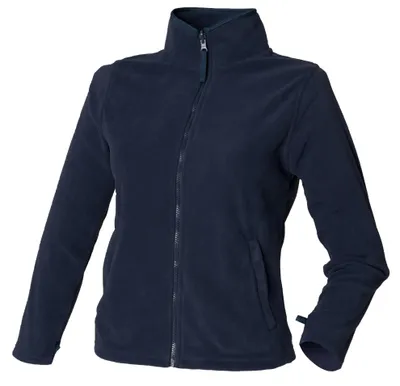 Produktbild von Henbury Damen Mikrofleece-Jacke / Fleece-Jacke RW679 (M) (Marineblau)