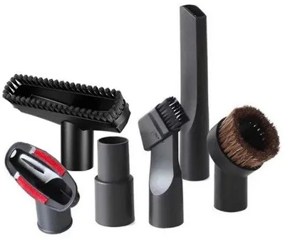 Produktbild von 6er-Satz Staubsaugerhülsen, geeignet für Staubsauger mit Innendurchmesser 32 mm, schwarz