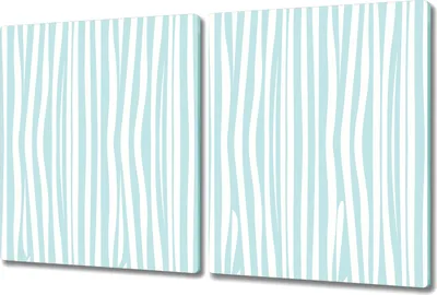 Produktbild von Glas Schneidebrett Herdabdeckplatten Schneideplatten - 2x 40x52 cm - Tropische Ananas