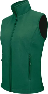 Produktbild von Kariban Damen Fleece Jacke Weste Micro Fleece-Weste Bodywarmer Fleece, Größe:4XL, Farbe:Forest Green