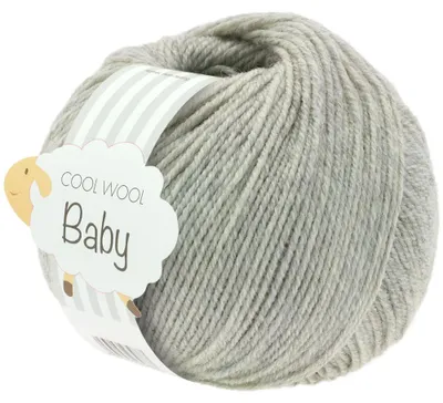 Produktbild von Lana Grossa - Cool Wool Baby 0206 hellgrau meliert