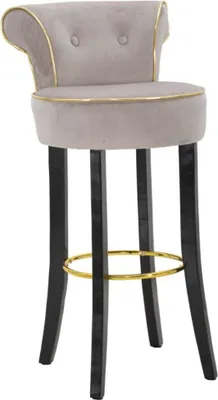 A studio shot of a bar stool.