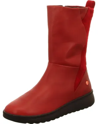 Produktbild von Softinos Stiefel bequem warm gefüttert in rot, Gr. 36
