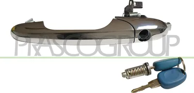 Produktbild von PRASCO FT0308006 Türgriff mit Schlüssel Vorne Links für FIAT 500 (312) Silber