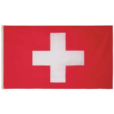 Produktbild von MFH Fahne Schweiz Polyester Gr. 90 x 150 cm Flagge Verstärkungsband + Metallösen