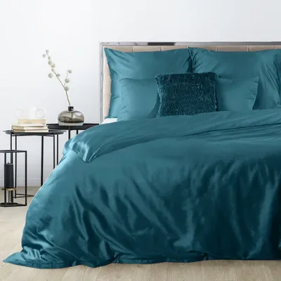 Obrázek produktu pro Eurofirany ložní povlečení sada Ložní povlečení DINA tyrkysová 220x200 cm 3 TLG SET: s 2 povlaky na polštáře 70x80 cm