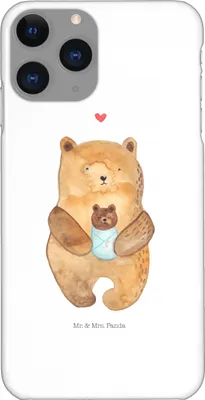 Produktbild von Mr. & Mrs. Panda Iphone 11 Pro Handyhülle Bär Baby - Weiß - Geschenk, Nichte, Mutter, Teddy, Premium Kunststoff, Geburtstag, Handy Case, Eltern