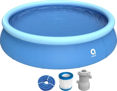 Produktbild von Avenli Prompt Set 420 x 84 cm Pool Set, mit Filterpumpe, blau