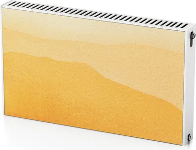 Produktbild von Goldene Farbe – Magnetische Heizkörperabdeckung – 100x60 cm – Magnet Heizkörperabdeckung – 3D Würfel – Heizkörperverkleidung – Magnetische Wandverkleidung – Wetterfest