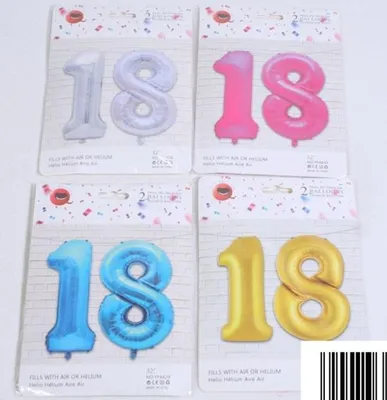 Produktbild von Folienballons "18"