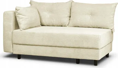 Produktbild von Schlafsofa - mit Bettkasten - Beige - 3 Sitzer Sofa - Couch mit Schlaffunktion - Stilvoll Bettsofa - Wohnzimmer Polstersofa - Links - ZOOMY