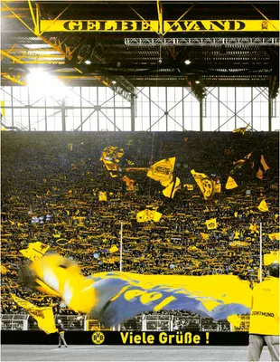 Produktbild von BVB-Grußkarte: Viele Grüße! Borussia Dortmund