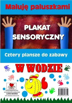 Obrázek produktu pro Smyslové plakáty. Malování prsty. Ve vodě