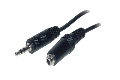 Obrázek produktu pro Alcasa AS-35V2, 3.5mm, Samec, 3.5mm, Samice, 2 m, Černá