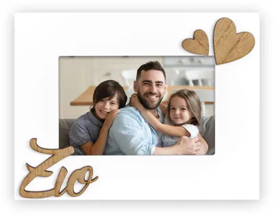 Image de Cadre photo en bois ZEP Zio 10 x 15 cm blanc