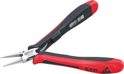 Produktbild von KS TOOLS ESD Rundzange gerade ohne Hieb 130 mm  - 500.7076