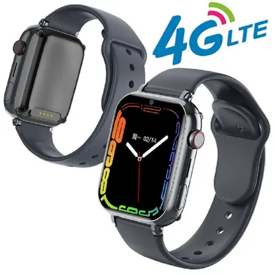 Produktbild von Kinder-Smartphone-Uhr, 4G-Smartwatch fuer Kinder, WLAN, LBS-Ortung, Kinder-Tracker-Uhr, Kinder-Smartwatch, SOS-Hilferuf, Sprach-Chat, Videoanruf mit Kamera, Wecker, IP65 wasserdicht