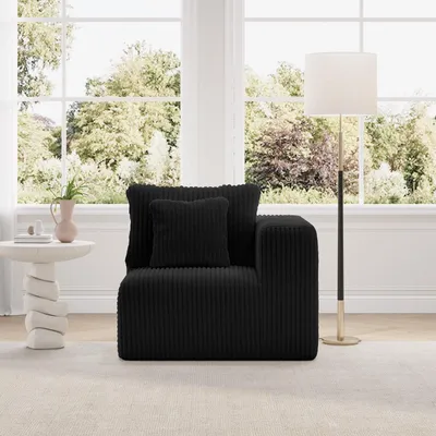 Produktbild von Novilla Modulares Sofa Sessel Rechtsarmlehne Cord Ohne Montage Federkern