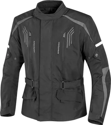 Produktbild von GMS Dayton Motorrad Textiljacke, schwarz/grau, 2XL