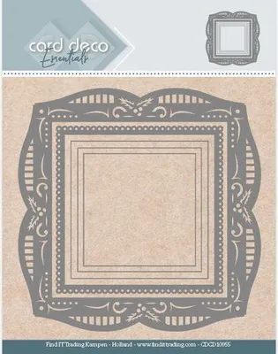 Produktbild von Card Deco - Stanzschablone - Hintergrund - Stechpalme Quadrat