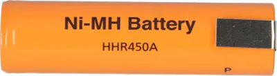 Zdjęcie produktu dla Akumulator Panasonic HHR-450A NIMH 4/3A 1,2 V 4500 mAh z przylutowaną etykietą w kształcie litery Z