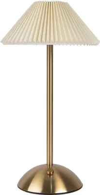Immagine prodotto di Lampada da tavolo Clayre & Eef Ø 16x30 cm in metallo giallo
