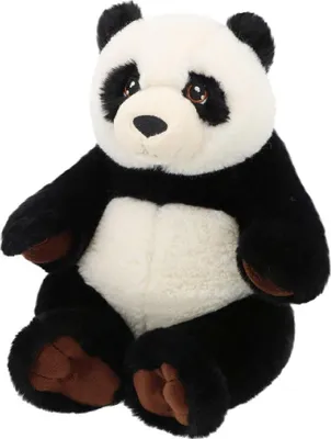 Produktbild von Keel Toys Panda Kuscheltier nachhaltig 28cm - ökologisches Spielzeug