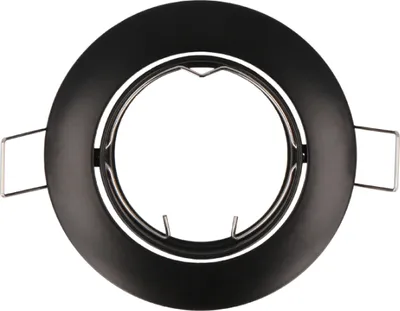 Image de LED-line Spot encastré Ø92mm max. 35W Spot orientable IP20 Downlight rond noir mat