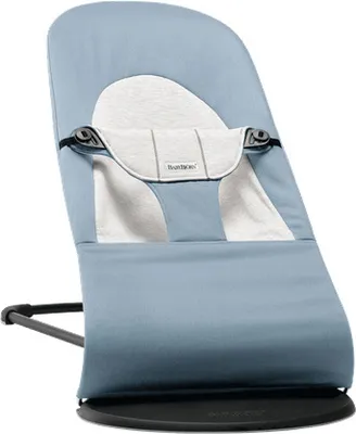 Produktbild von BabyBjörn Babywippe Balance Soft,Baumwolle/Jersey(5 Farben) Blau/Grau