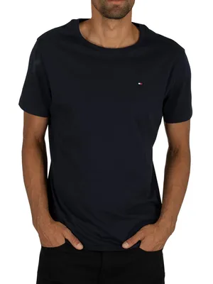 Produktbild von Tommy Hilfiger Herren Ikonen-T-Shirt, Blau XL