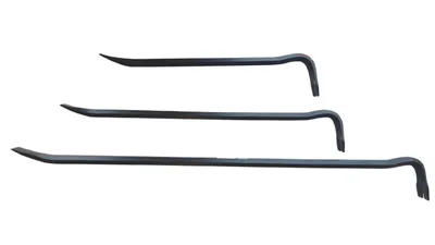 Produktbild von Brecheisen Brechstange Montiereisen Set 450/600/900mm Nagelzieher