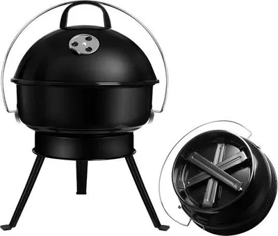 Immagine prodotto di Barbecue a carbonella portatile per 2-4 persone con copertura