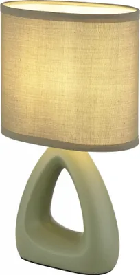 Produktbild von Tischleuchte, Keramik Textil, grün, H 30 cm