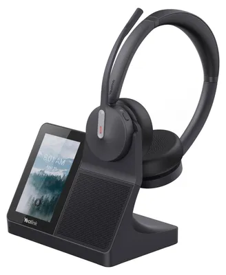 Produktbild von Yealink WH64 Workstation Dual Headset, Verkabelt & Kabellos, Büro/Callcenter, 20 - 20000 Hz, 151 g, Kopfhörer, Schwarz