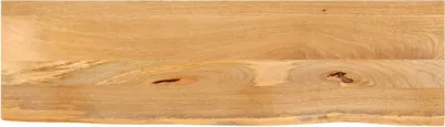 Image de Plateau de table avec arête d'arbre 110x20x2,5 cm bois massif mangue