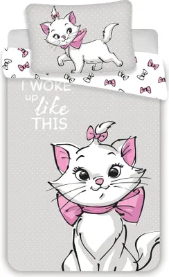 Produktbild von Jerry Fabrics Disney Aristocats Kleinkind Bettbezug - 100 x 135 cm - grau - Baumwolle