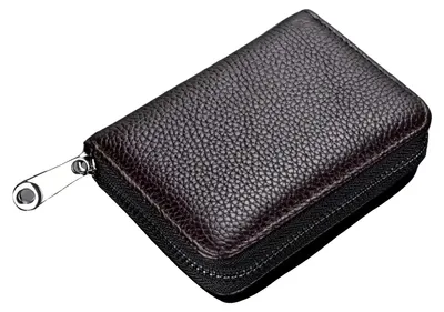 Obrázek produktu pro Peněženka, ochrana proti RFID, kompaktní design, káva