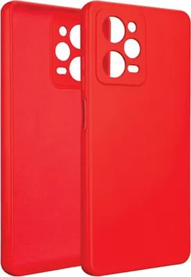 Produktbild von Beline Silikonhülle Poco X5 Pro Rot/Rot