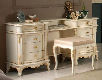 Image de Coiffeuse Commode Cosmétiques Consoles Tables Coiffeuse Chambre à coucher Nouveau