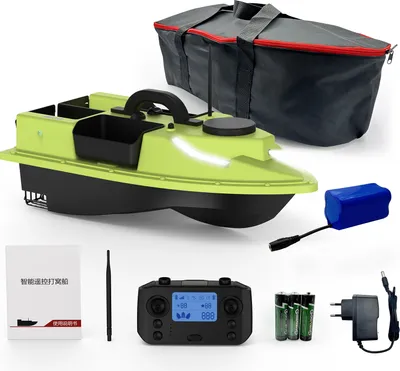 Obrázok produktu pre 12000 mAh GPS RC návnada loď 500M bezdrôtové diaľkové ovládanie rybárska návnada loď rybárska návnada loď so 4 návnada kontajnery 2 kg zaťaženie Zatiaľ žiadne hodnotenie