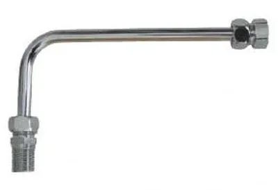 Image de Coude de raccordement BWT 208 KG 12K LF, HACCP, pour raccordement à un ballon, chromé, 1 pièce
