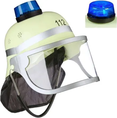 Image de Casque de pompier enfant avec lumière bleue