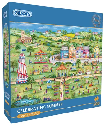 Image de Gibsons Puzzle Fête de l'été 500 pièces carton coloré