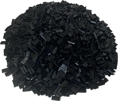 Obrázok produktu pre LEGO® 1x2 dlaždice čierne - 3069b NOVINKA! Množstvo 100x