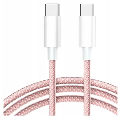 Immagine prodotto di Cavo Di Ricarica Co2 Usb-C A Ricarica Rapida Usb Tipo C Per Iphone 15 1M Rosa