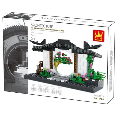 Produktbild von WANGE The Archway of Hui-Style Architecture, Bausatz, 6 Jahr(e), ABS, 381 Stück(e)