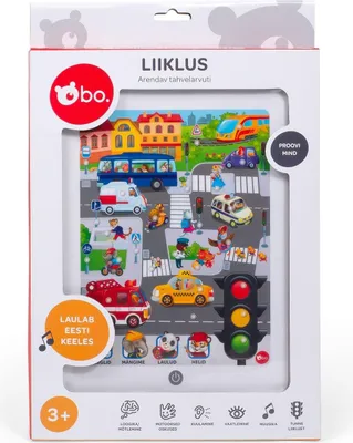 Imagen del producto de Tableta educativa "Transporte" (en estonio)