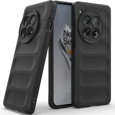 Produktbild von Handyhülle für OnePlus 12 5G Weich TPU Silikon Stossfest Anti-rutsch Hülle Schwarz