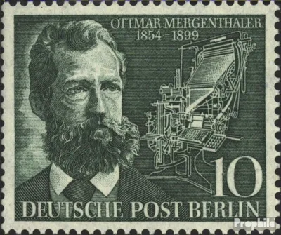 Produktbild von Briefmarken Berlin (West) 1954 Mi 117 (kompl.Ausg.) gestempelt Mergenthaler